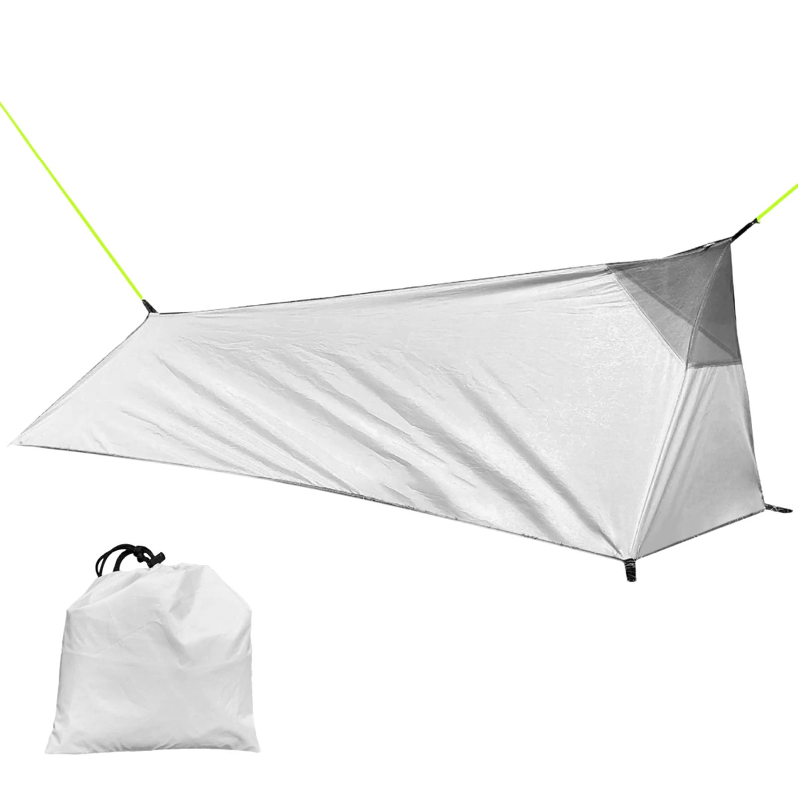 Cheap Goat Tents Tent outdoor 1 Person Ultralight Camping Tent 210D Oxford cloth waterproof Rodless Tent Portable Canopy 220X70X60cm Tents 